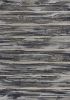 10' X 13' Grey Machine Woven Abstract Brushstroke Area Rug