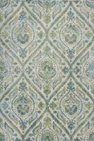 9' X 13'  Polypropylene Ivory Or Teal Area Rug