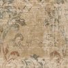 5' X 8' Champagne Vintage Area Rug