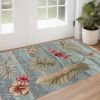 3' X 5' Seafoam Green Round Area Rug