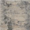 5' X 8' Ivory Blue Machine Woven Abstract Indoor Area Rug