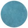 6' Highlighter Blue Round Indoor Shag Rug