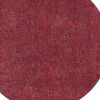 6' Red Heather Round Indoor Shag Rug