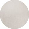 6' Ivory Round Indoor Shag Rug