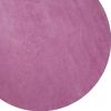 6' Round  Polyester Hot Pink Area Rug