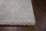 5' X 7' Grey Heather Indoor Shag Rug