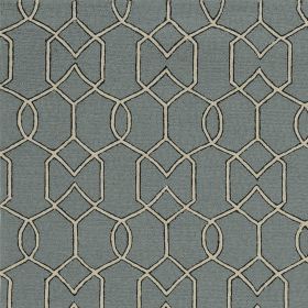 5' X 7' Spa Geometric Trellis Uv Treated Indoor Area Rug