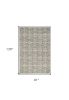 8' X 11' Gray Area Rug With UV Protection