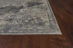 5' X 8' Ivory Vintage Medallion Indoor Area Rug