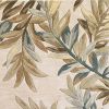 2' X 10' Ivory Tropical Branches Wool Indoor Runner Rug