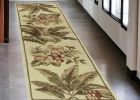 10' Ivory Hand Tufted Tropical Indoor Runner Rug