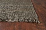 5' X 7' Jute Slate Area Rug