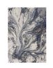 6' X 9' Grey Abstract Marble Design Indoor Area Rug