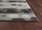 6' X 9' Grey Abstract Design Indoor Area Rug