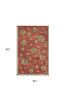 5' X 8' Sienna Floral Vine Wool Indoor Area Rug