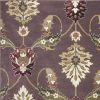 2' X 3' Plum Machine Woven Floral Traditional Indoor Accent Rug