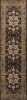 2' X 3' Beige And Black Floral Medallion Area Rug