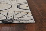 2' X 3' Gray Hand Tufted Area Rug