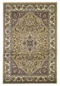 2' X 3' Polypropylene Beige Or Ivory Accent Rug