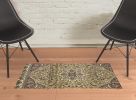 2' X 3' Polypropylene Beige Or Ivory Accent Rug