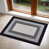 2' X 3' Uv Treated Polypropylene Charcoal Accent Rug