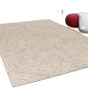 2' X 4' Ivory Wool Hand Tufted Area Rug