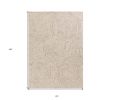 2' X 4' Ivory Wool Hand Tufted Area Rug