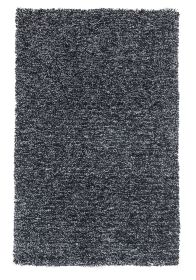 2' X 4' Black Heather Indoor Shag Rug