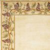 2' X 3' Ivory Wool Floral Hand Tufted Area Rug