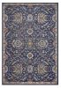 3' X 5' Royal Blue Machine Woven Floral Traditional Indoor Area Rug