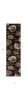 8' Black Floral Vines Area Rug