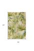 3' X 5' Sand Tropical Botanical Hand Tufted Area Rug