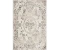 3' X 5' Gray Floral Vines Distressed Area Rug