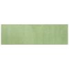 2' X 7' Spearmint Green Plain Runner Rug