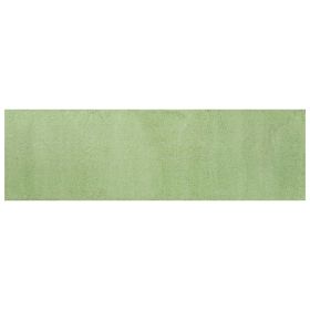 2' X 7' Spearmint Green Plain Runner Rug