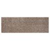 8' Beige Heather Plain Runner Rug