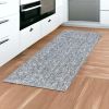 8' Slate Heather Plain Runner Rug