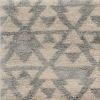 4' X 6' Ivory Or Grey Geometric Triangles Area Rug