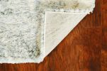 4' X 6' Gray and Ivory Damask Area Rug