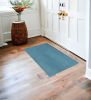 3' X 5' Highlighter Blue Plain Area Rug