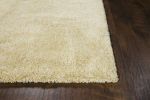 3' X 5' Yellow Heather Plain Area Rug