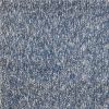 3' X 5' Indigo Ivory Heather Indoor Shag Rug