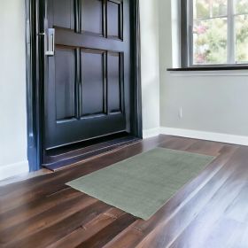 3' X 5' Slate Plain Area Rug