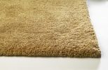 3' X 5' Gold Plain Area Rug