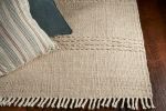 3' X 5' Natural Wool Hand Woven Area Rug