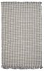 3' X 5' Gray and Ivory Wool Houndstooth Hand Woven Area Rug