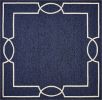 7' X 7' Ocean Blue Area Rug