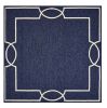 7' X 7' Ocean Blue Area Rug