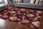 7' X 10' Red Area Rug