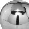 4" Silver Buffed Aluminum Decorative Orb